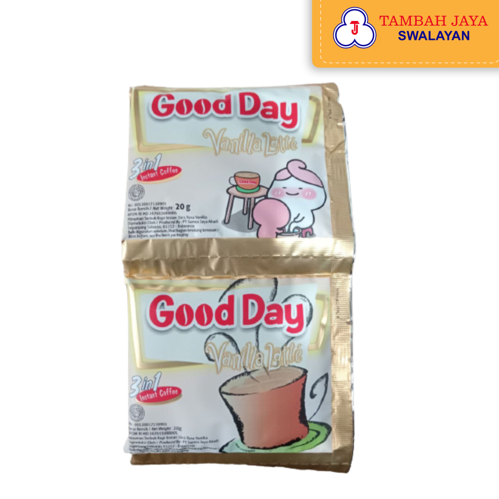 

Good Day Vanilla Latte 3in1 Renceng