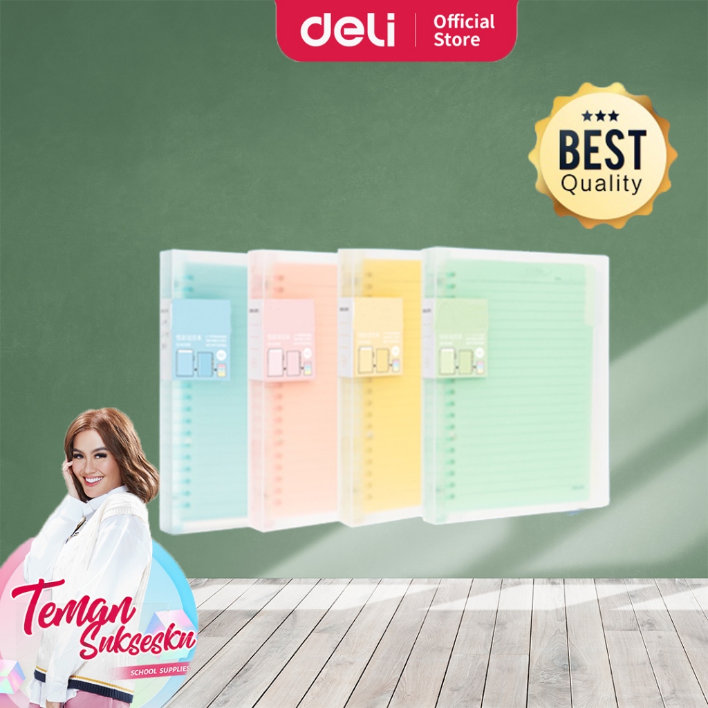 

Deli Buku Binder Loose Leaf QHA560 isi 60Halaman