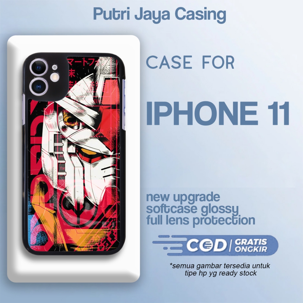 case iphone 11 terbaru aesthetic gundam robot art estetik lucu keren cute unik cewek cowok bahan pre
