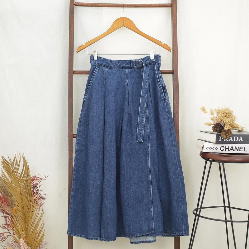 DENIM SKIRT ROK PANJANG DENIM MURAH ROK LEVIS WANITA ROK PANJANG MAXI ROK JEANS SKIRT JEANS MURAH RO