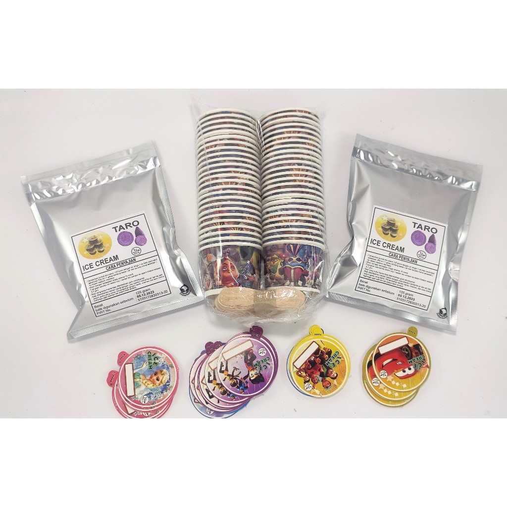 

PAKET 2 RASA ICE CREAM TARO 250 GRAM