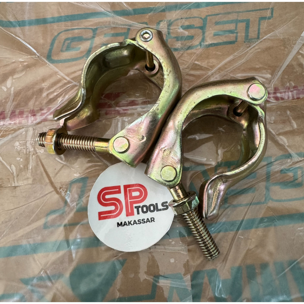 KLEM CLAMP PIPA PENJEPIT STEGER SCAFOLDING SCAFFOLDING HIDUP SWIVEL 1.5 INCH