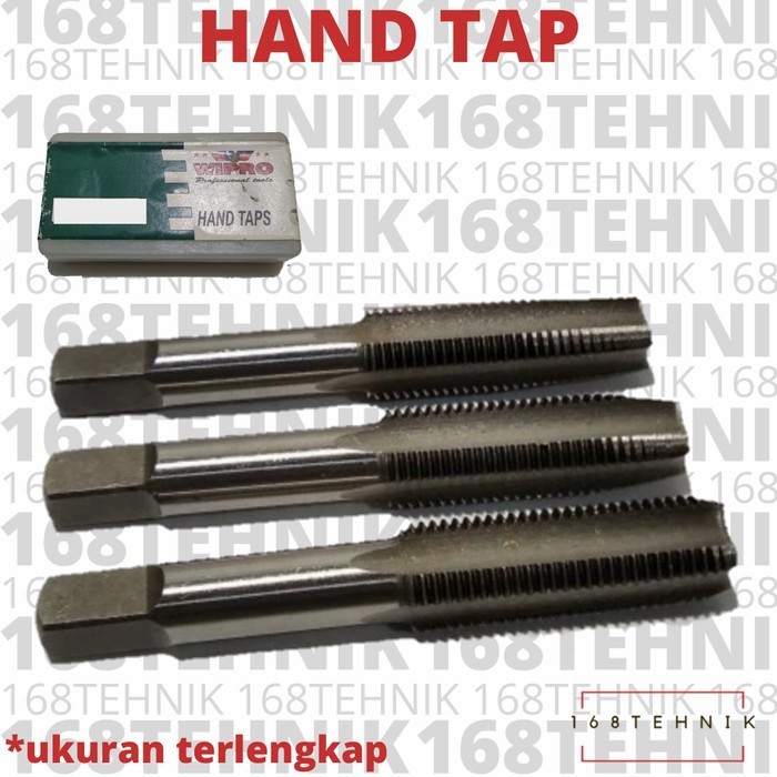 HANDTAP SEMUA UKURAN / HAND TAP M3 M4 M5 M6 M8 M10 M12 M14 / TAP WIPRO / ALAT TAP / HAND TAP WIPRO