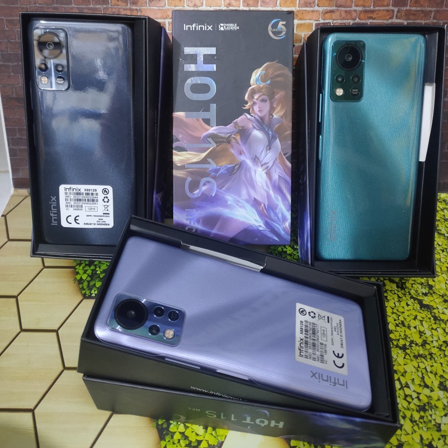 Infinix HOT 11S 6/128GB NFC SECOND FULLSET