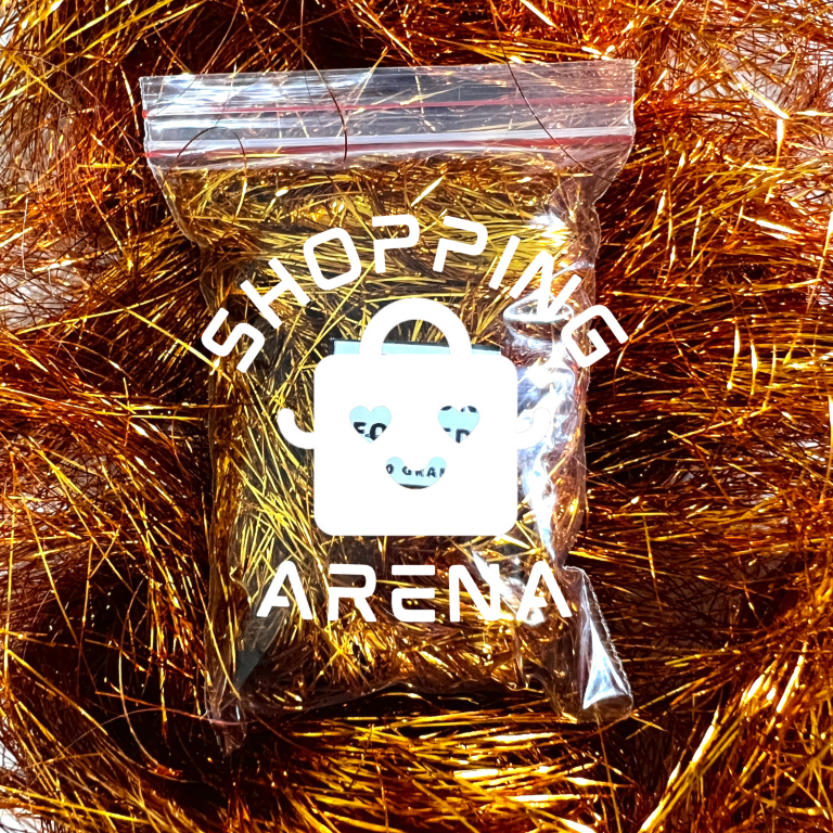 Fiber Cacahan Serat Carbon Forged Gold Emas Berat Isi 10 gram Warna Warni Karbon Kevlar Chopped Sera