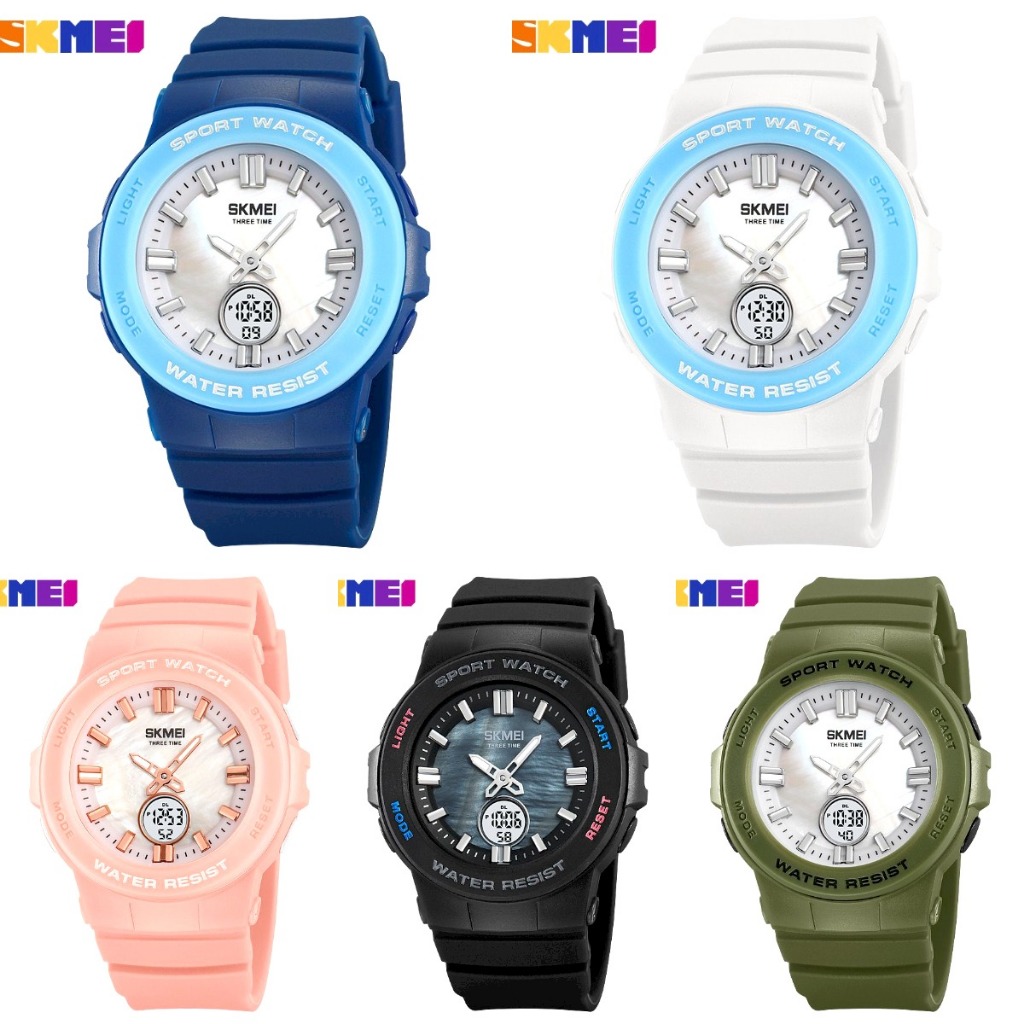 Jam Tangan wanita skmei 2125 rubber water resist original