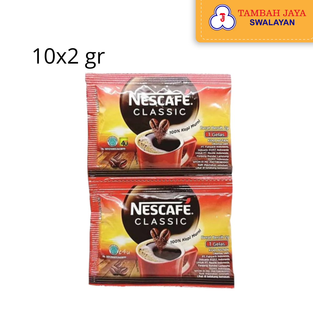 

Nescafe Classic Renceng 10x2 gr