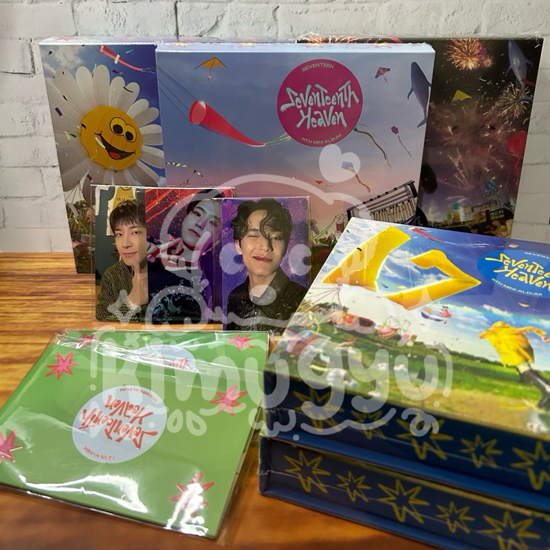 [Ready Stock] - SEALED SEVENTEENTH HEAVEN SEVENTEEN ALBUM CARVER WEVERSE POB YOUTUBE WONWOO MINGYU H