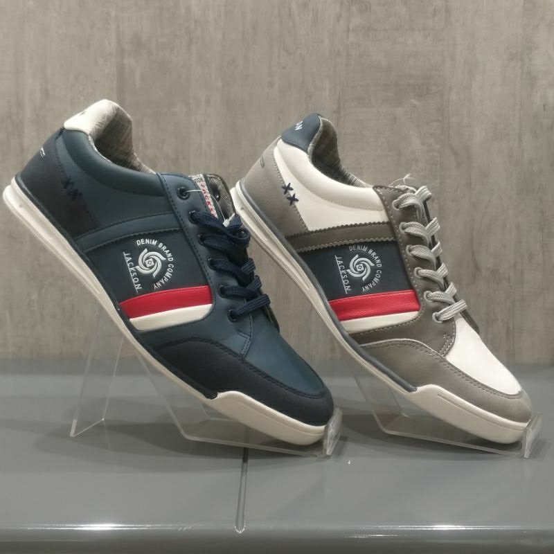Jackson Sepatu Sneakers Cowok Casual Trendy Bertali Best Seller Original Brand Matahari