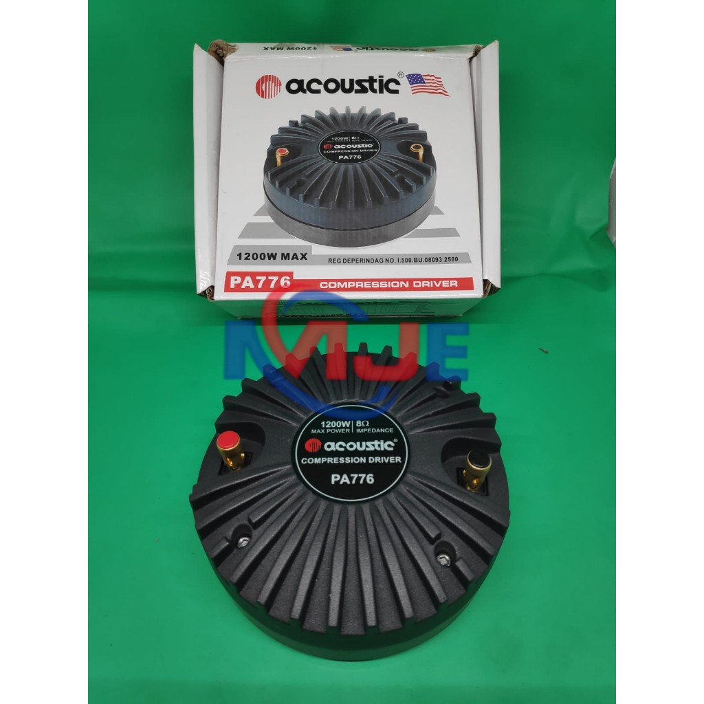DRIVER TWEETER ACOUSTIC PA 776 1200W COIL 3 INC ORI