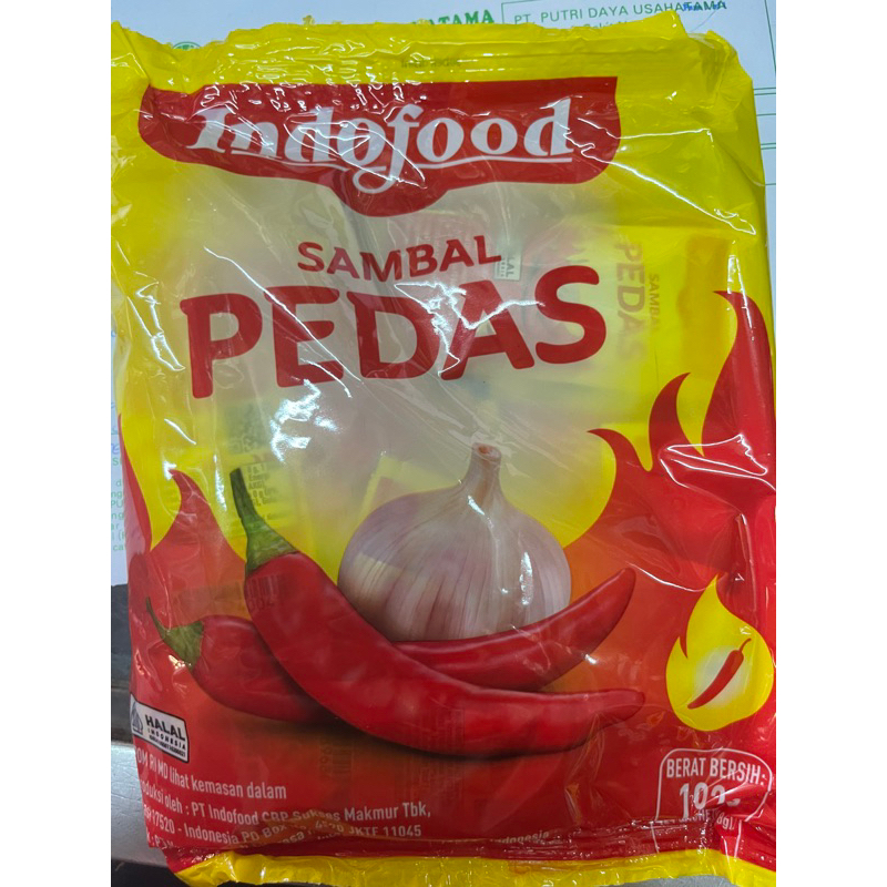 

Indofood Sambal Pedas Kemasan Sachet Isi 24