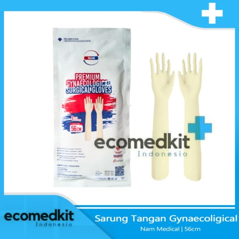 Sarung Tangan Obgyn Steril | Handscoon Gynaecological | Gloves Latex Panjang