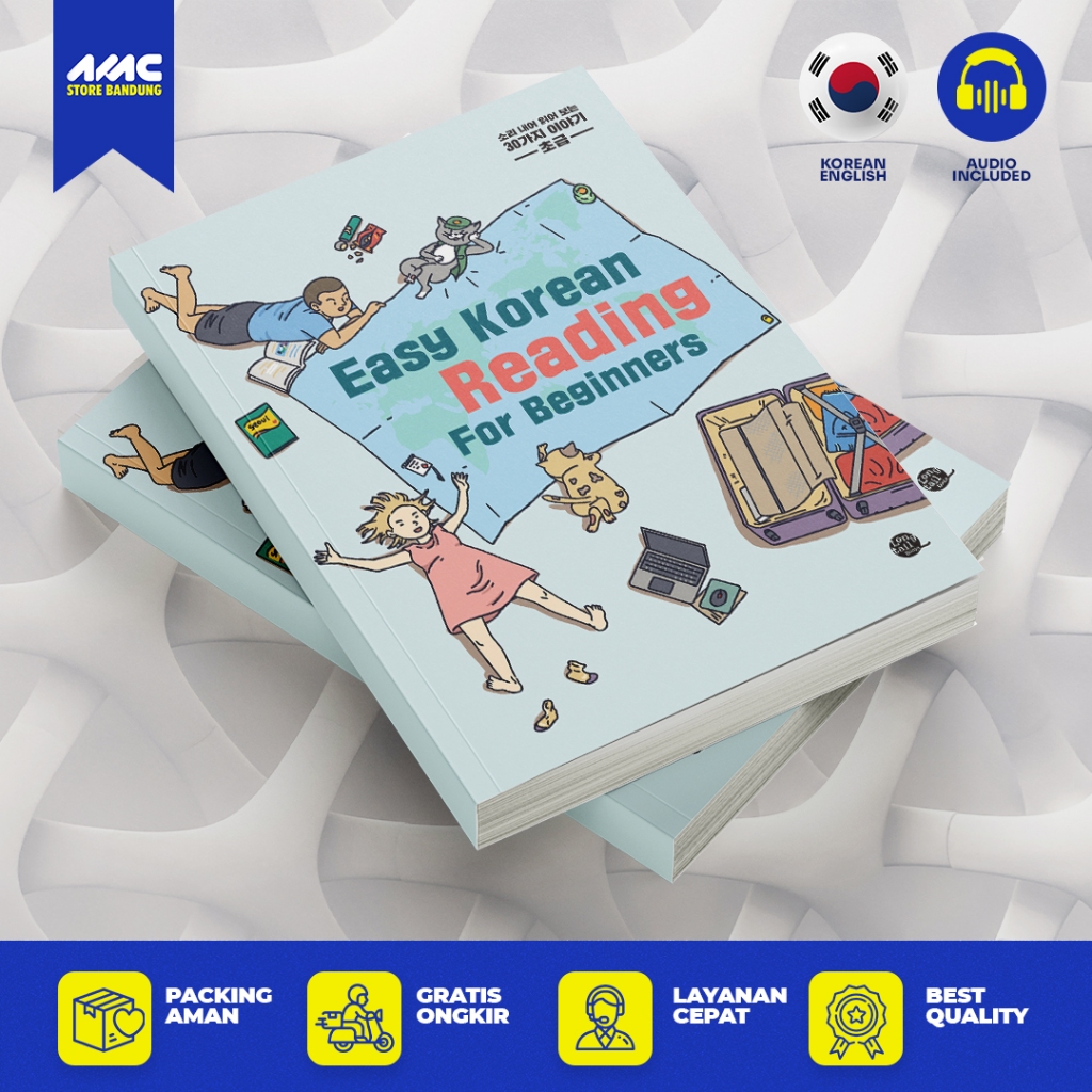 Buku Belajar Bahasa Korea Easy Korean Reading For Beginners by TTMIK