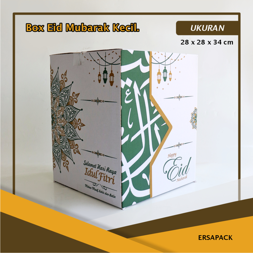 

BOX PARCEL EDISI EID ARABIC Uk. 28 x 28 x 34 cm - parcel/bingkisan/ramadhan/idulfitri