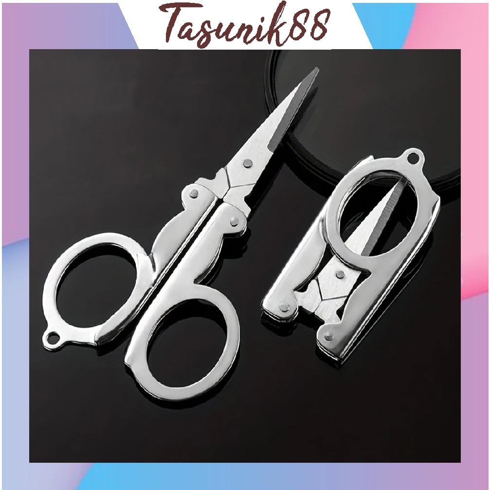 

⭐TasUnik88⭐ GUNTING KECIL LIPAT SATUAN HERO TRIP SCISSORS Gunting Lipat Mini Stainless Tajam S098