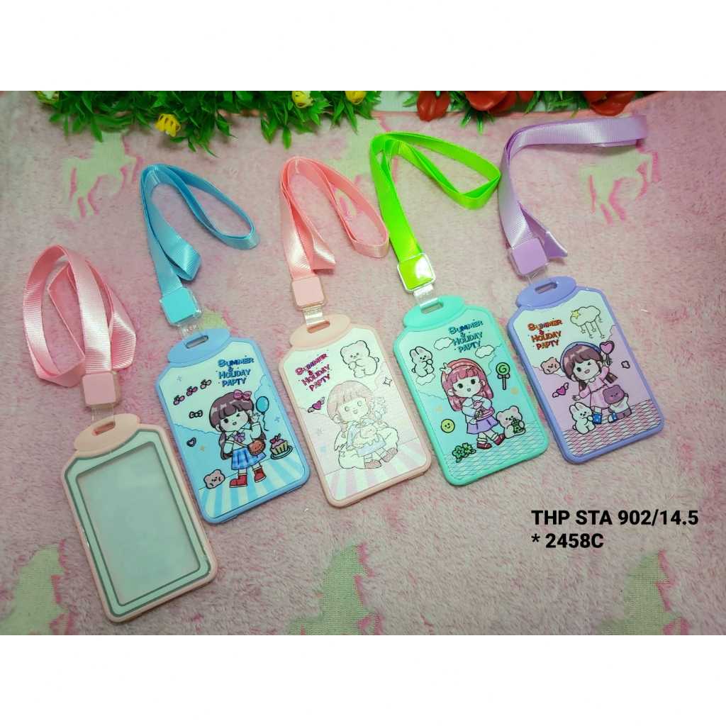 

GIRLS~TEMPAT KARTU NAMA NAME TAG MOTIF KARAKTER KARTUN LUCU/Name Tag Karakter /Name Tag Motif ID Card Holder/Name Tag Lucu
