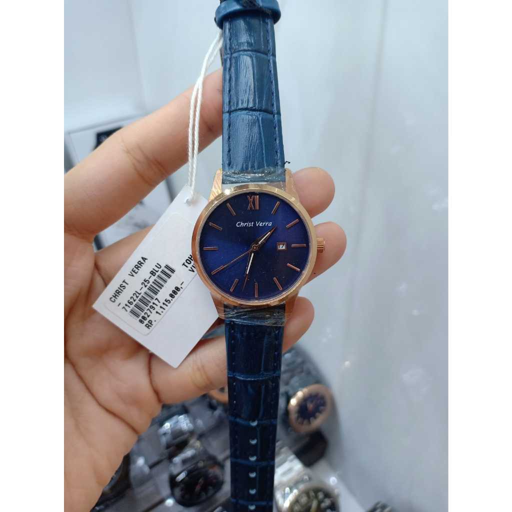 Jam Tangan Wanita Original Asli  Christ Verra CV 71622L