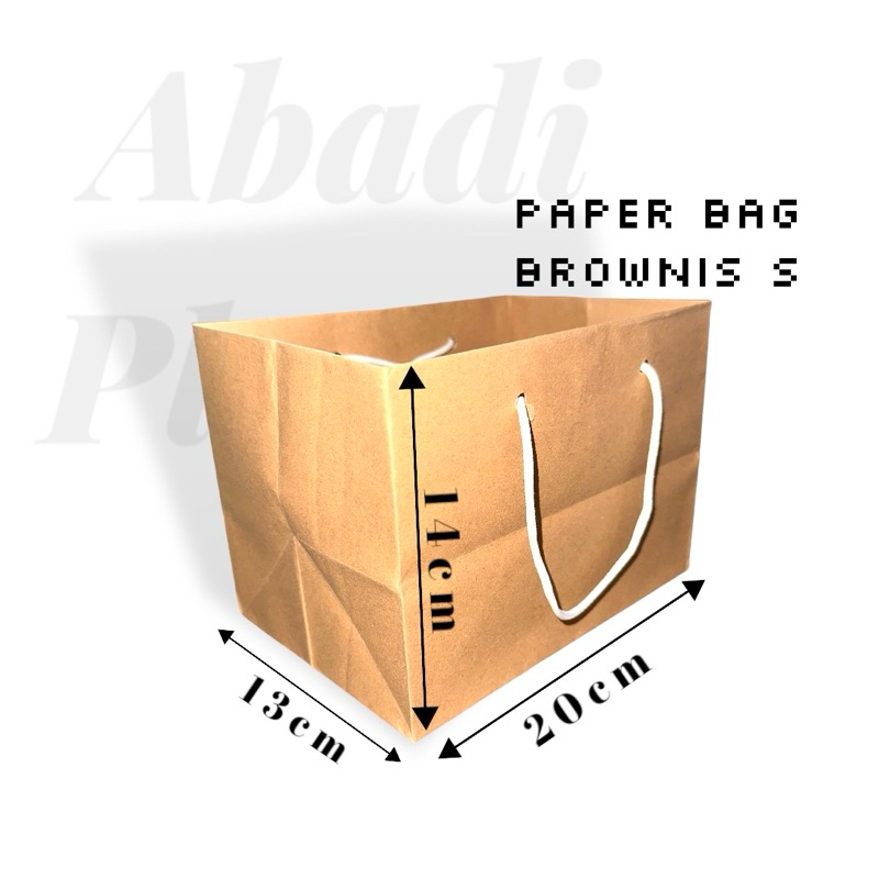 

PAPER BAG KRAFT/TAS KERTAS POLOS COKLAT KECIL-12pcs