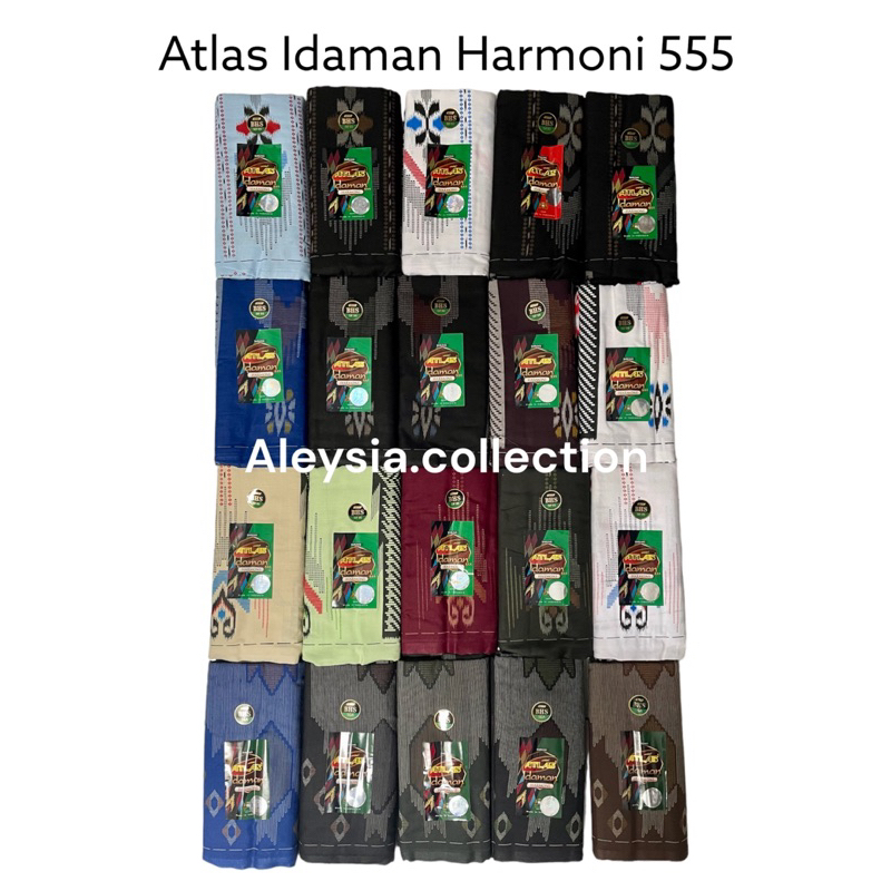 GROSIR / ECER Sarung Atlas Idaman Harmoni 555