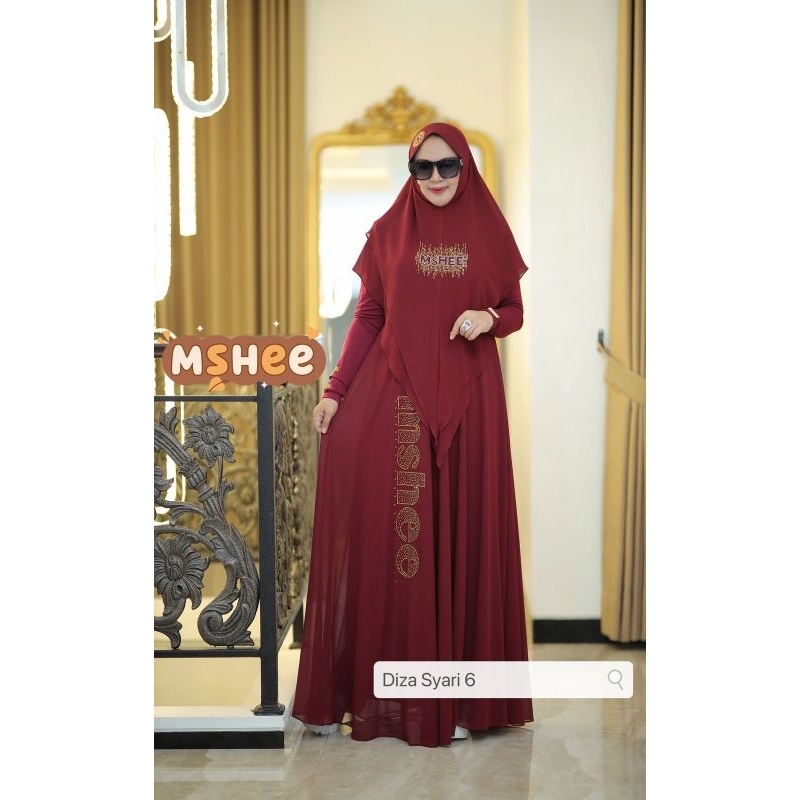 diza series vol6 mshee/dress hitam terbaru/mshee terbaru