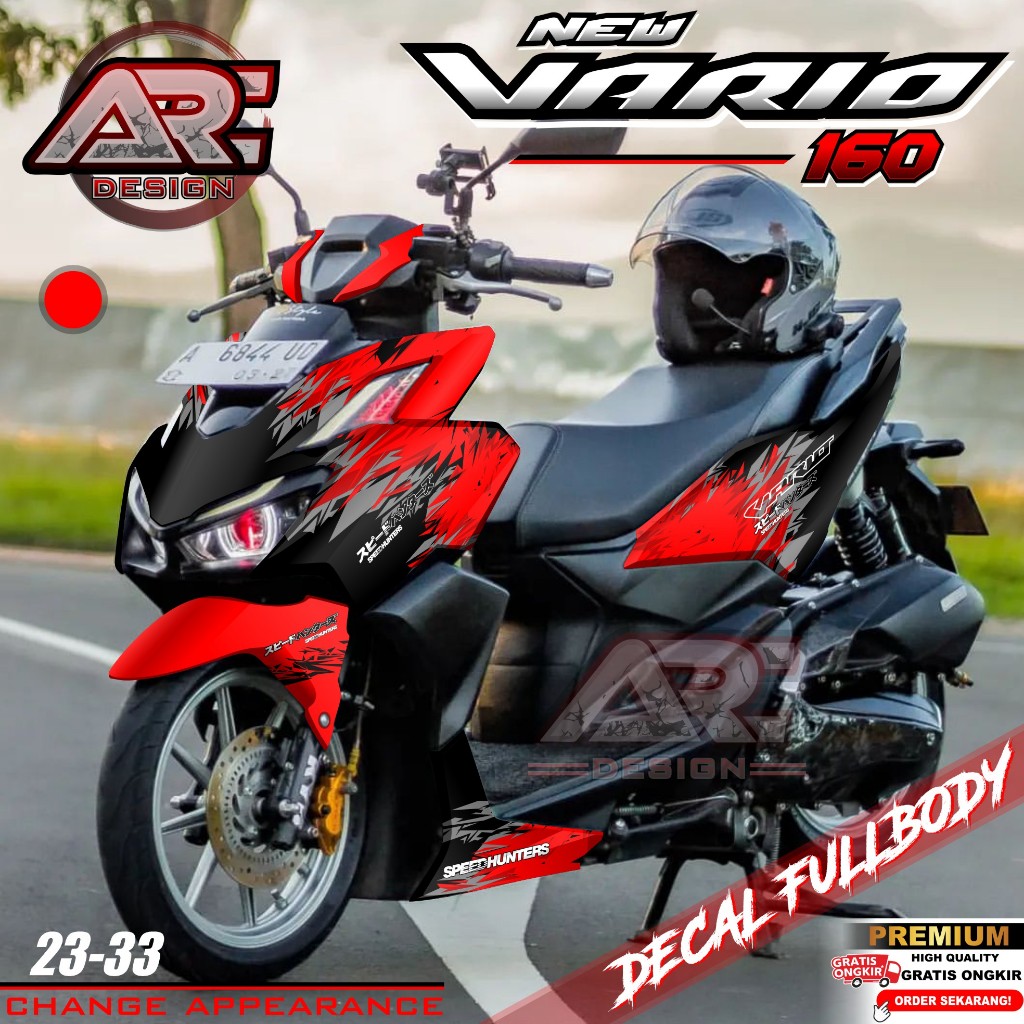 (COD) TERBARU Decal Sticker Vario 160 2022 2023 2024 Full body - Stiker Skotlet Variasi Modifikasi A