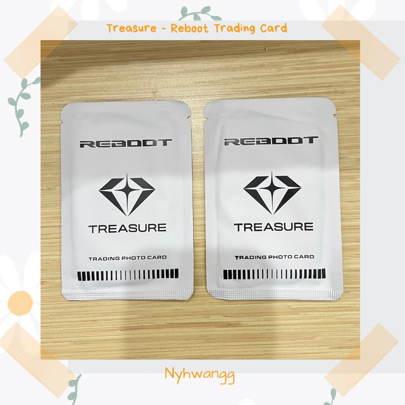 TREASURE - REBOOT TRADING CARD [ready stock]