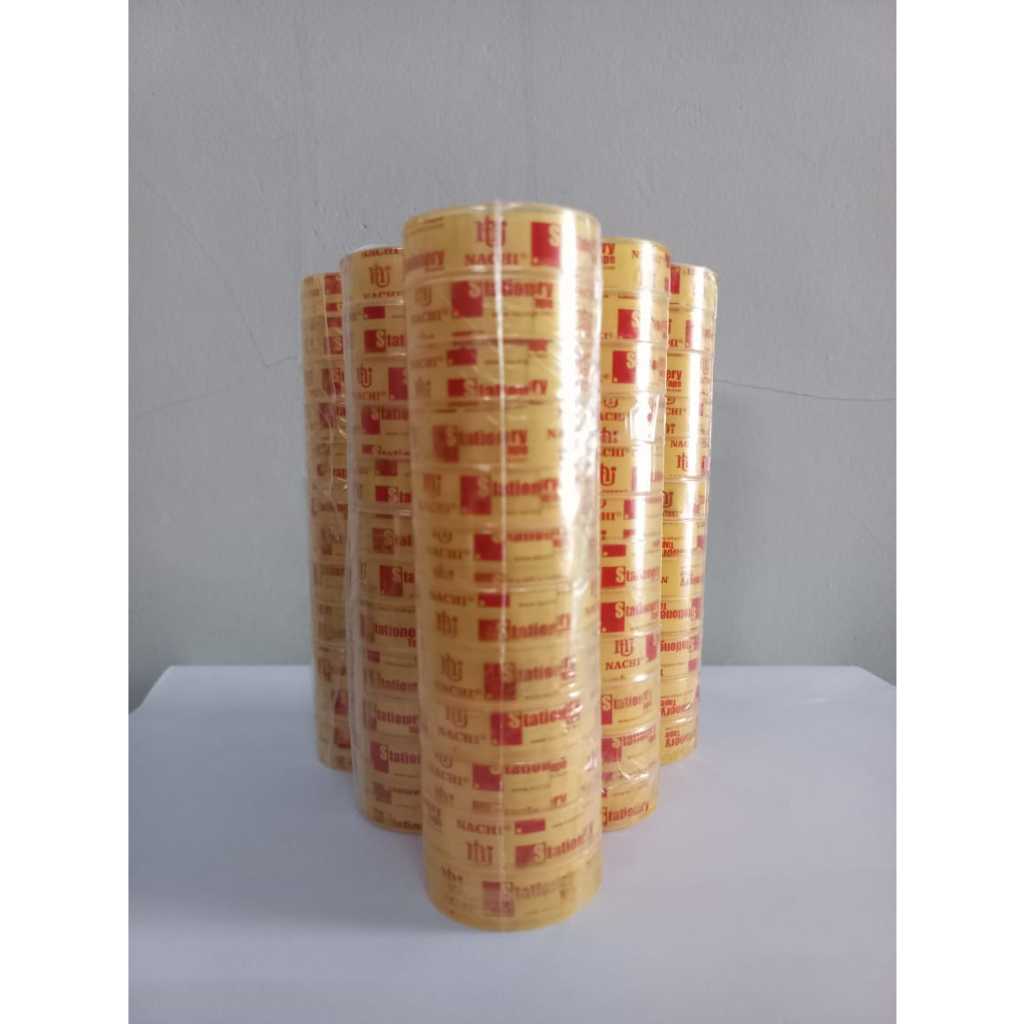 

Isolasi Selotip Tape Stationery NACHI 12mm x 10 Yard Premium Super Rekat Murah Grosir