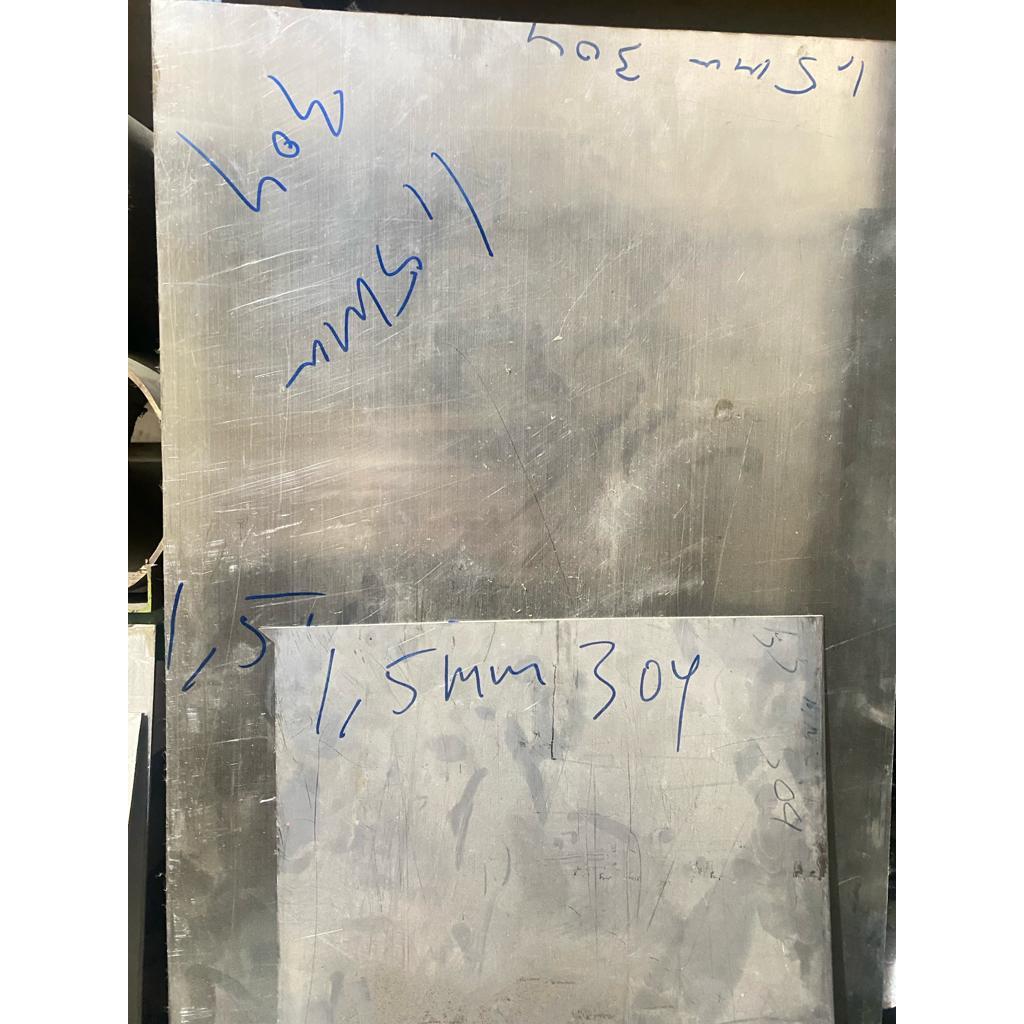 Plat stainless 304 lembaran tebal: 1.5mm | 1,5mm | plate stenlis stainless steel anti karat