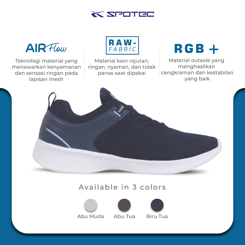 Sepatu Pria / Sepatu Running / Spotec / Naomi