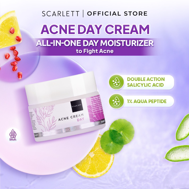 SCARLETT Day cream acne , Scarleet day cream , day cream acne scarlett