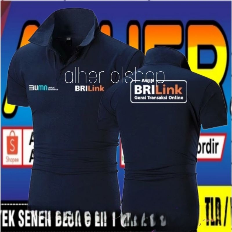 kaos Brilink baju brilink seragam brilink kaos kerja brilink kaos katun brilink kaos polo brilink po