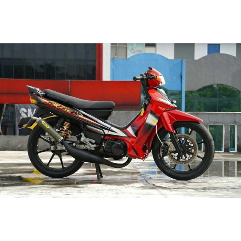 striping sticker lis decal standar ori yamaha fizr F1ZR F1Z R FIZ R 2003 merah hitam