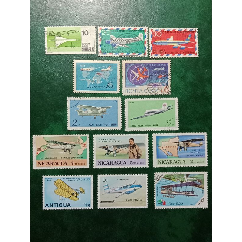 

Prangko Pesawat Mancanegara 13 Pcs Used