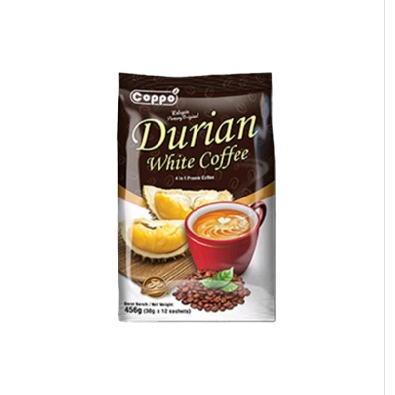 

Coppo Durian White Coffee 456g 12 sachet