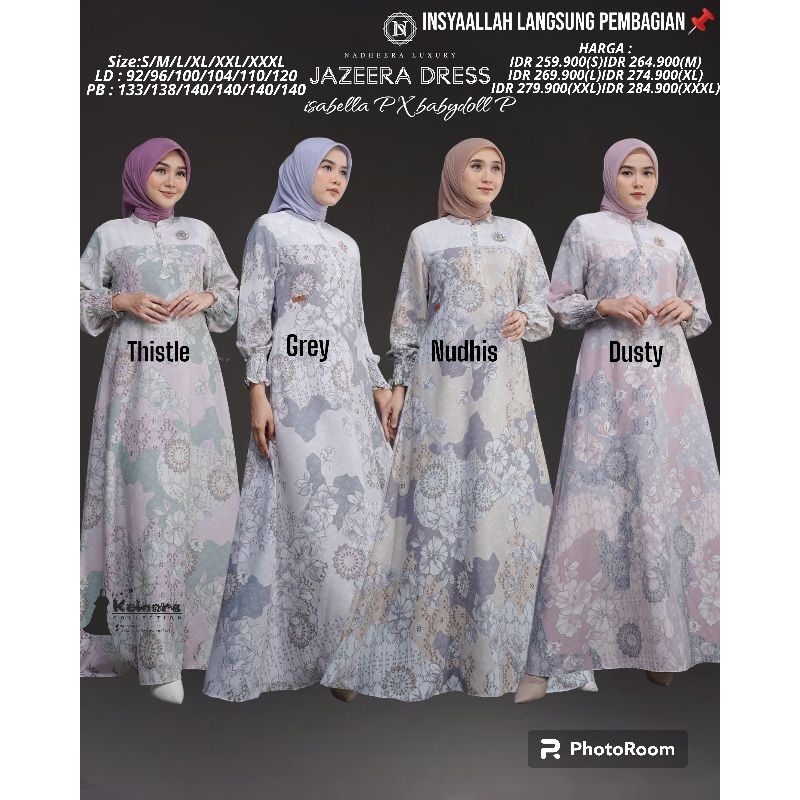 JAZEERA DRESS NADHEERA LUXURY