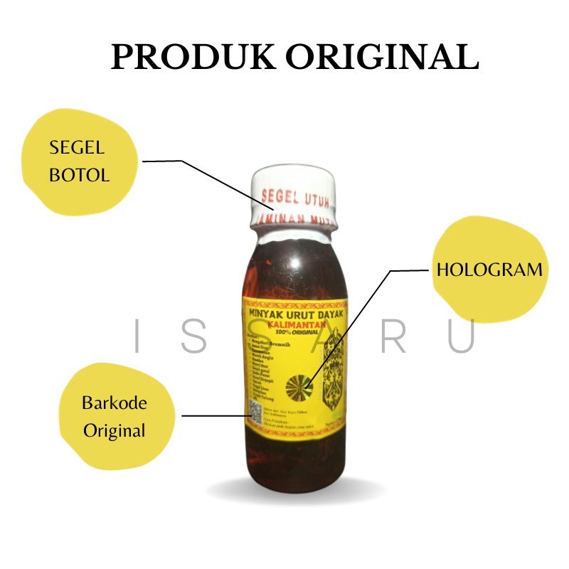 Minyak Urut Dayak Patah Tulang Keseleo Asli Kalimantan 125ml