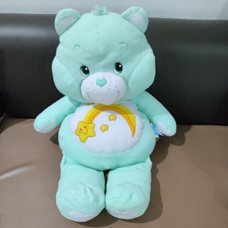 Boneka Jumbo Care Bears Wish Bear size 78 cm year 2004- hadiah ulang tahun
