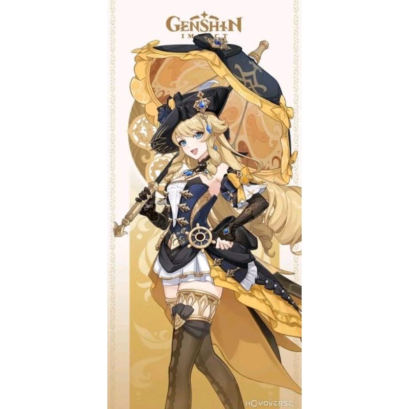 Payung navia gensin impact umbrella cosplay costume