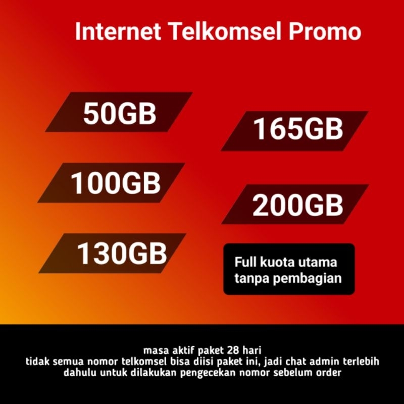 Promo paket data kuota internet telkomsel murah
