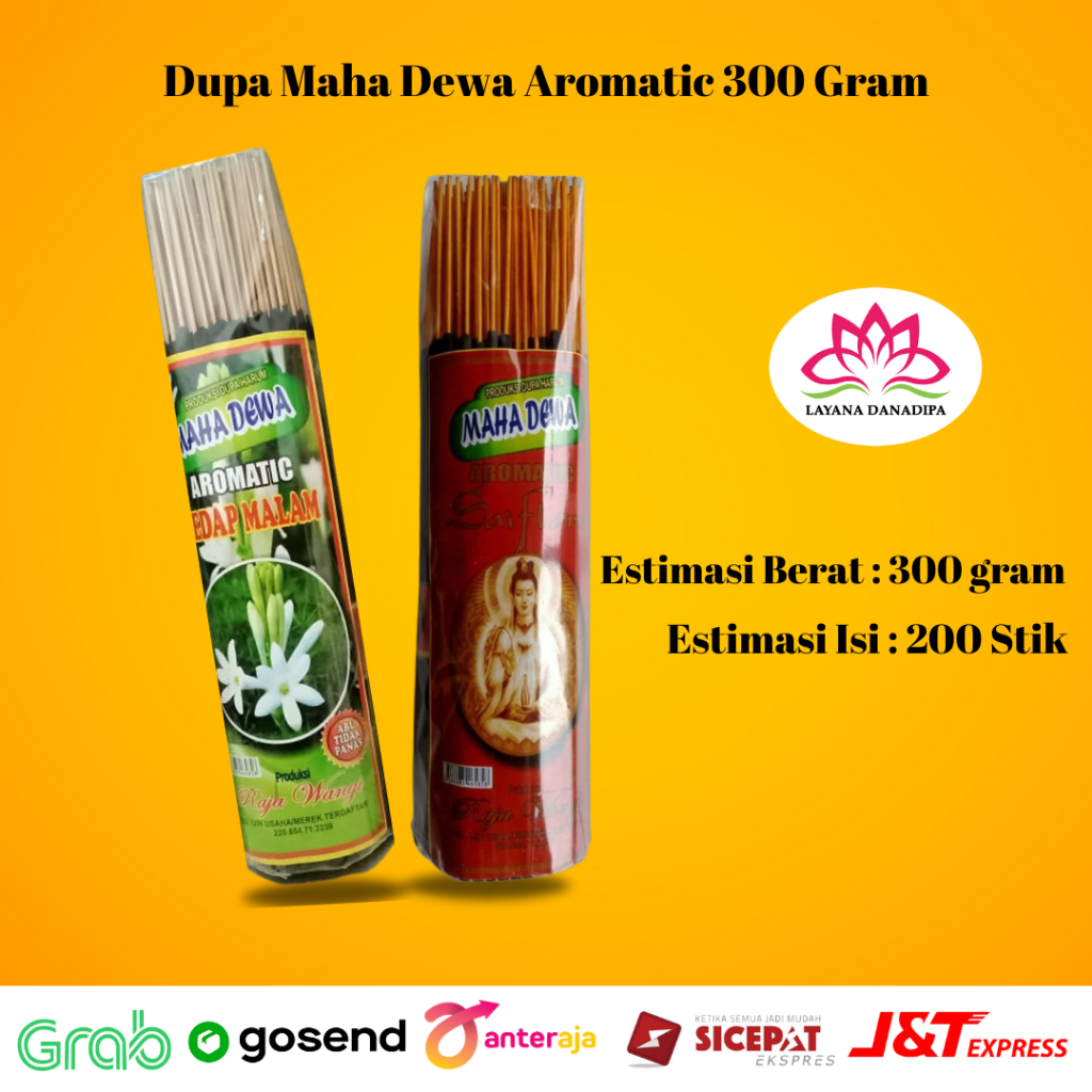 Kompilasi Dupa Maha Dewa Aromatic 300 Gram