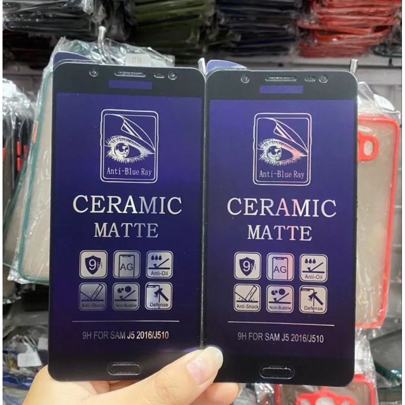 Anti Gores Blue SAMSUNG J5 2016 /J3 2016/J3 PRO /J2 PREM /J5 PREM CERAMIC BLUE