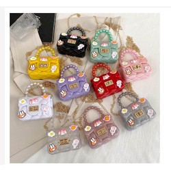 MINI JELLY BAG SANRIO TRANSPARANT / TAS SLEMPANG MINI JELLY