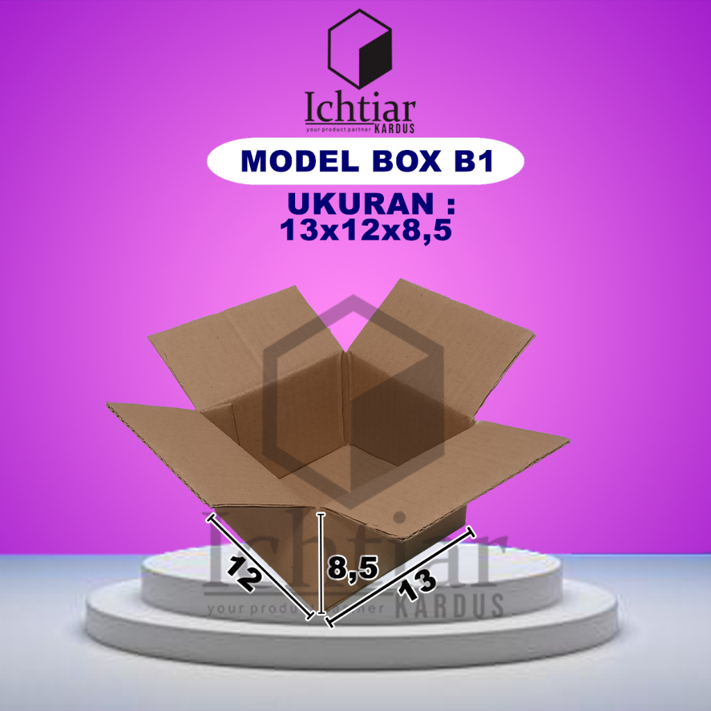 

Karton / Kardus / Box Packing Ukuran 13x12x8,5 Cm