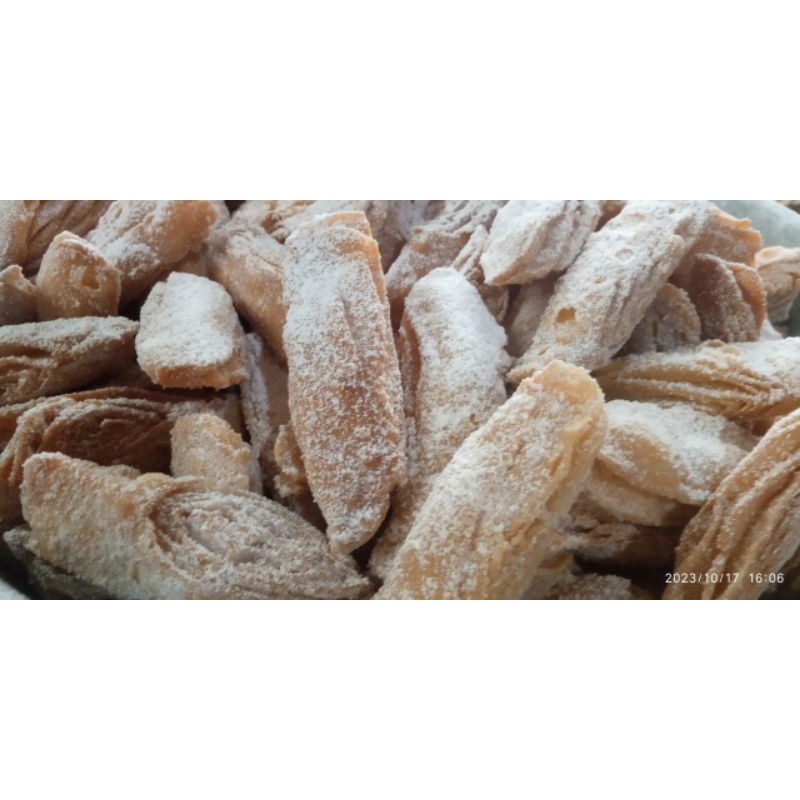 

kue jabuk gula putih tabur