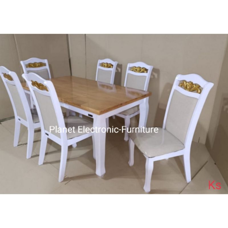 Meja Majan Kayu Solid  Dining Table  Dining Set  Meja Cafe  Meja Restoran