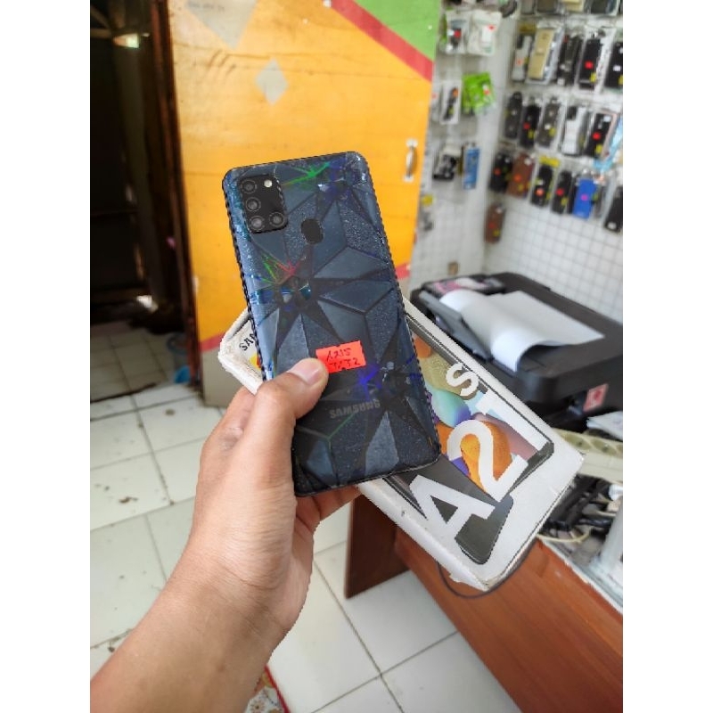 Samsung Galaxy A21s RAM 3/32GB lengkap full original