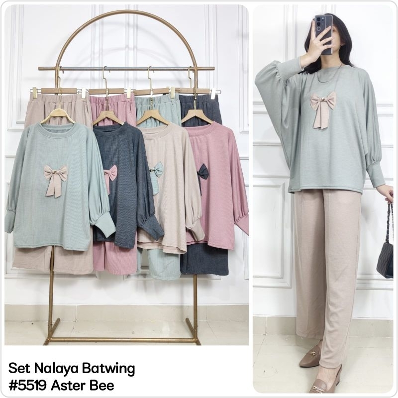 CLARKE | 5519 SET NAYA BATWING | SETCEL KNIT PITA