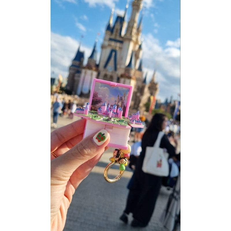 Once upon a time magic 3d book keychain bagcharm