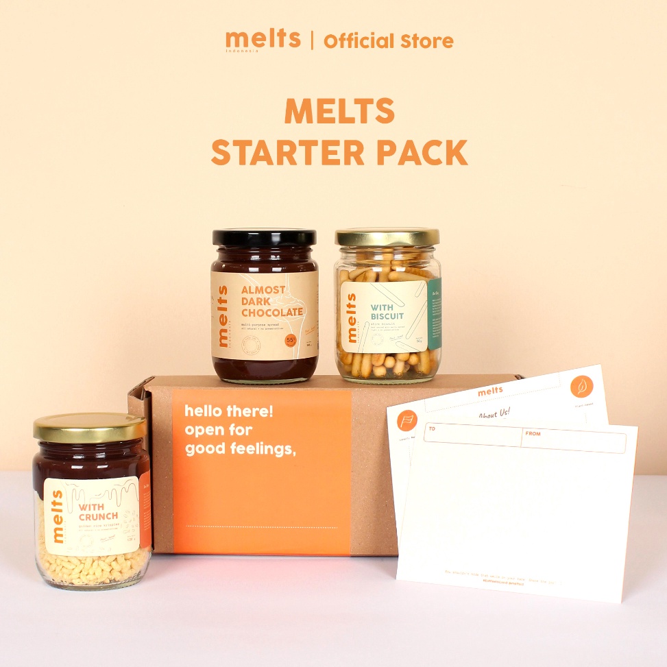 

GROSIR MURAH Melts Starter Pack | Hadiah Bingkisan Kado Gift Set Box