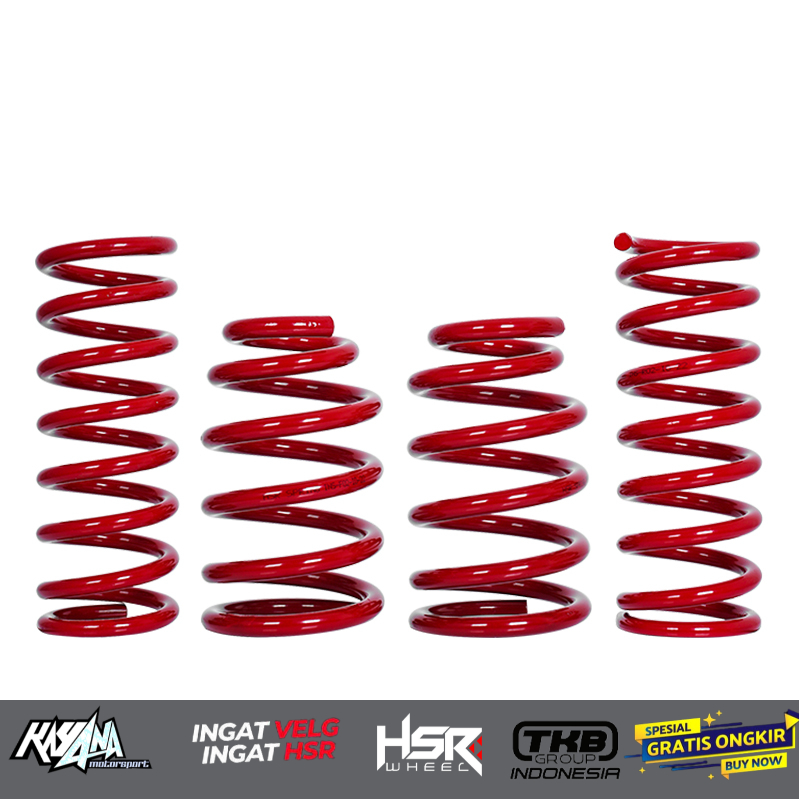 Lowering Kit Mobil Innova Bensin Per Ceper HSR Red (gratis pasang) LOWERING KIT HSR RED INNOVA BENSI